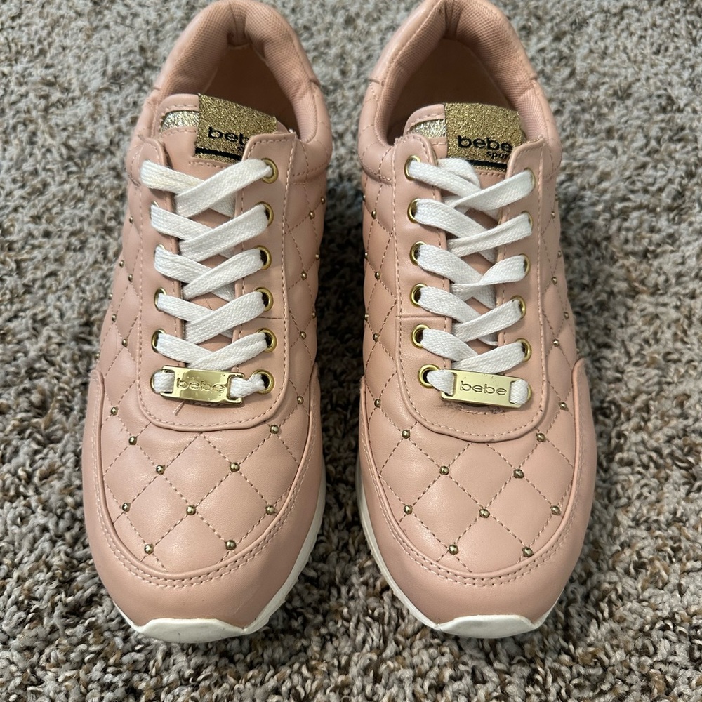 Bebe tennis shoes worn once